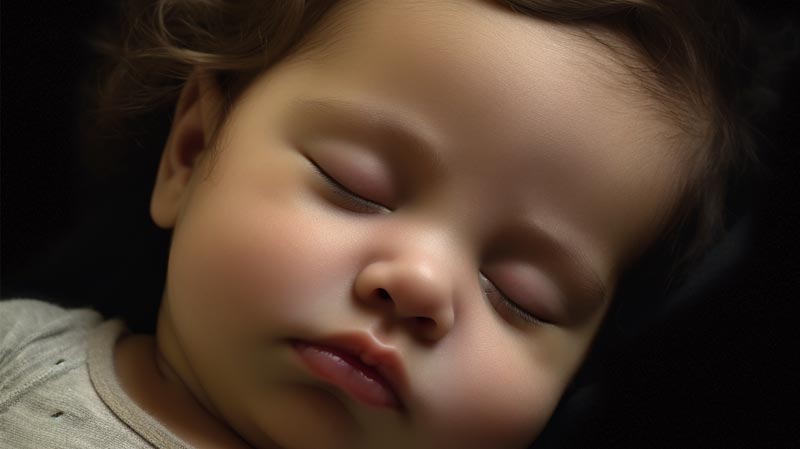 tyngdesovepose baby sover